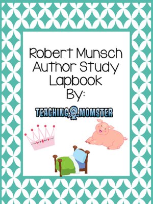 cover image of Robert Munsch author study LAPBOOK